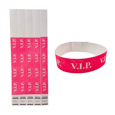 20pc Wristband VIP Pink