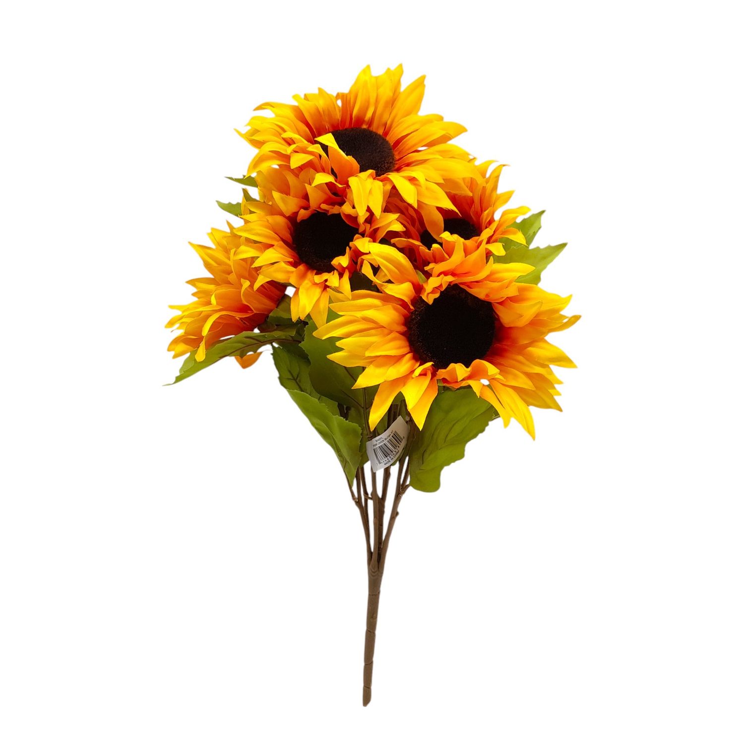 22&quot; Sunflower Bush x7 w/6&quot; &amp; 7&quot; Heads Yellow