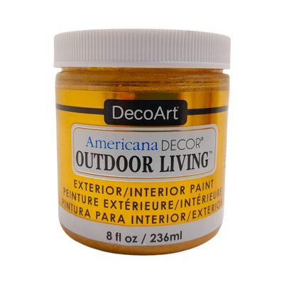 8oz Outdoor Living  Paint Metallic Gold