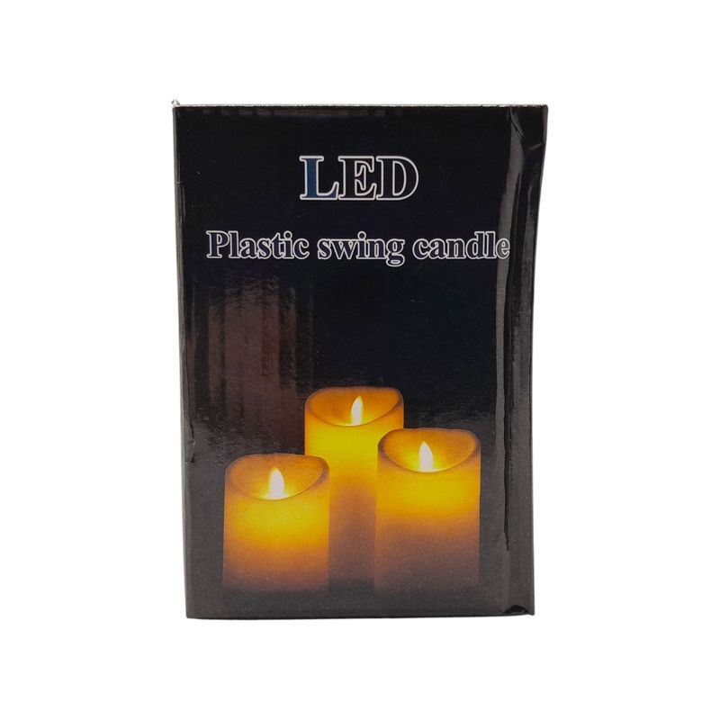 3&quot;x4&quot; Led Swinging Candle Ivory