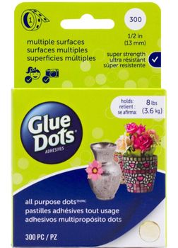 300pc 1/2&quot; All Purpose Multi-Surface Glue Dots