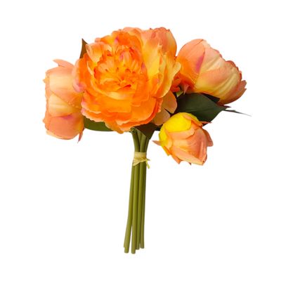 11.5&quot; Peony Bundle x7 Peach