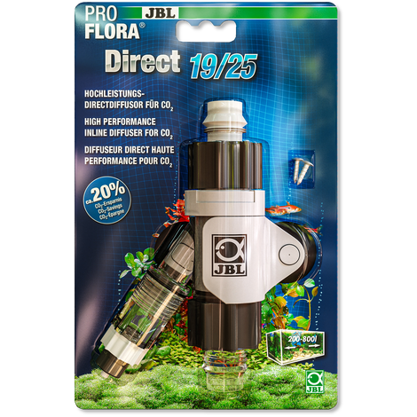 JBL PROFLORA Direct
Krachtige directe CO₂-diffuser (slang 16/22 mm)