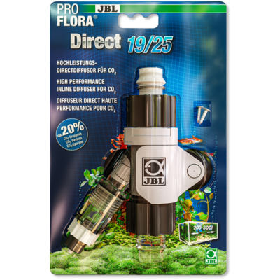 JBL PROFLORA Direct
Krachtige directe CO₂-diffuser (slang 16/22 mm)
