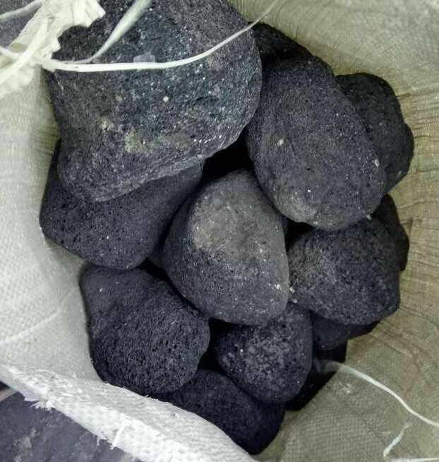 Lavasteen VULCANO BLACK (afmetingen 10-30 cm) per KG