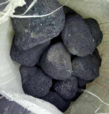 Lavasteen VULCANO BLACK (afmetingen 10-30 cm) per KG