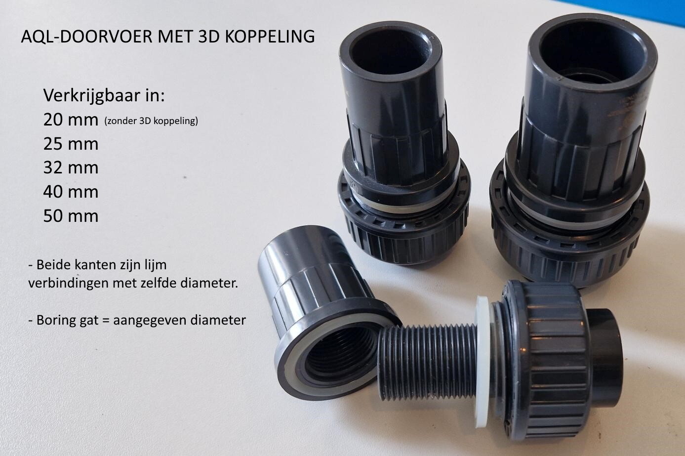 AQL tankdoorvoer 40 mm