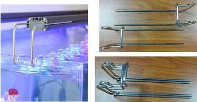 Set RVS 316 beugels Aqualife Coral Power LED
