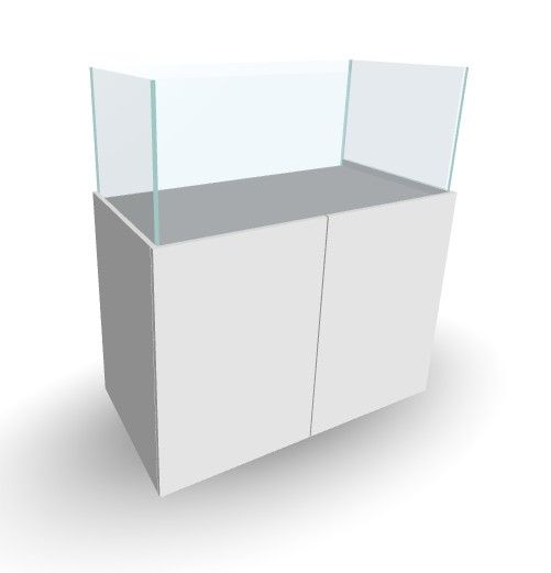 Scape 90x60x45 cm OPTIWHITE 10 mm (optie: meubel)