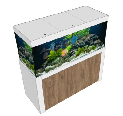 Aqualife FELIX 250x60x70/150 cm (aquarium + meubel)