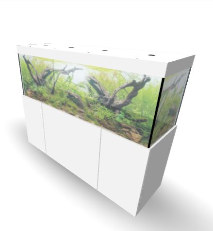 Aqualife MODERN LINE 200x60x70/150 cm (aquarium + meubel)