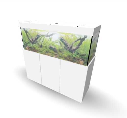 Aqualife MODERN LINE 150x50x60/140 cm (aquarium + meubel)