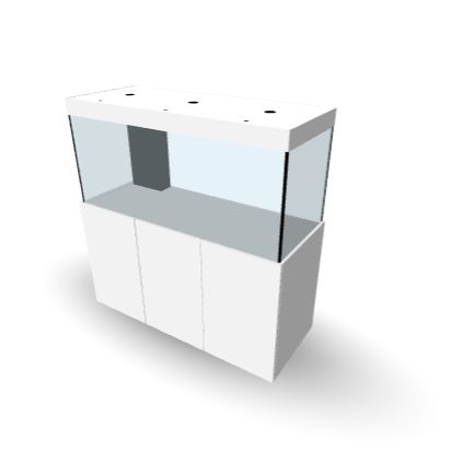 Aqualife MODERN LINE (PRO) 150x60x70/150 cm (aquarium + meubel + BIOLOOG FILTERSYSTEEM)