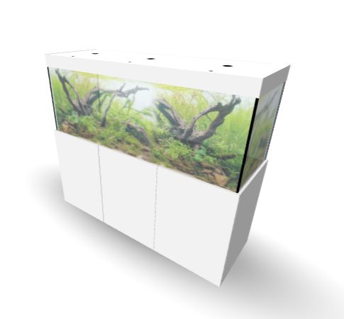 Aqualife MODERN LINE 180x60x70/150 cm (aquarium + meubel)