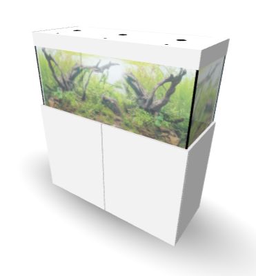 Aqualife MODERN LINE 130x50x60/140 cm (aquarium + meubel)
