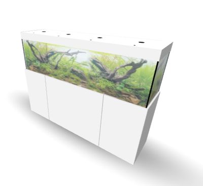 Aqualife MODERN LINE 200x50x60/140 cm (aquarium + meubel)