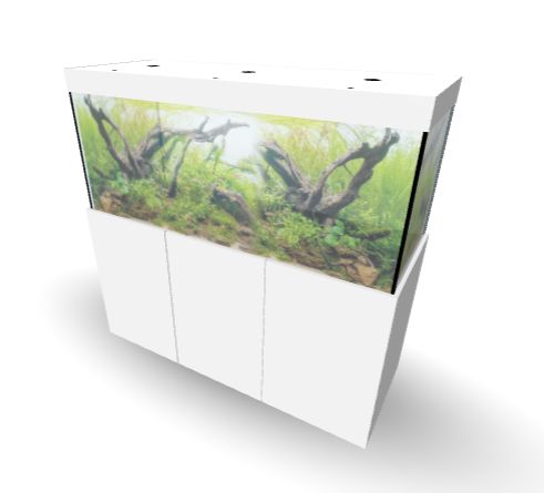 Aqualife MODERN LINE 160x60x70/150 cm (aquarium + meubel)