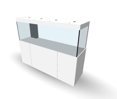 Aqualife MODERN LINE (PRO) 200x60x70/150 cm (aquarium + meubel + BIOLOOG FILTERSYSTEEM)