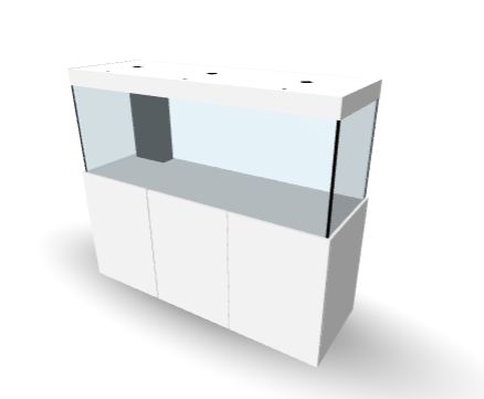 Aqualife MODERN LINE (PRO) 180x60x70/150 cm (aquarium + meubel + BIOLOOG FILTERSYSTEEM)