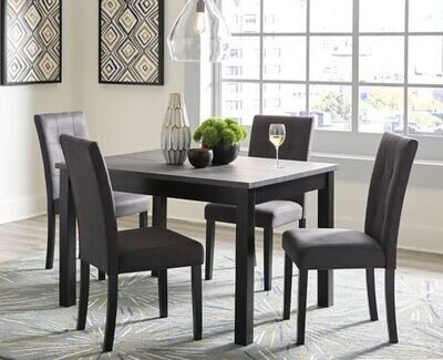 Garvine Dining Table and Chairs (Set of 5)