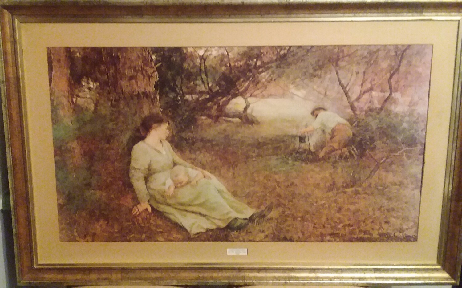 Frederick MCCubbin(On the Wallaby track (1896) Print