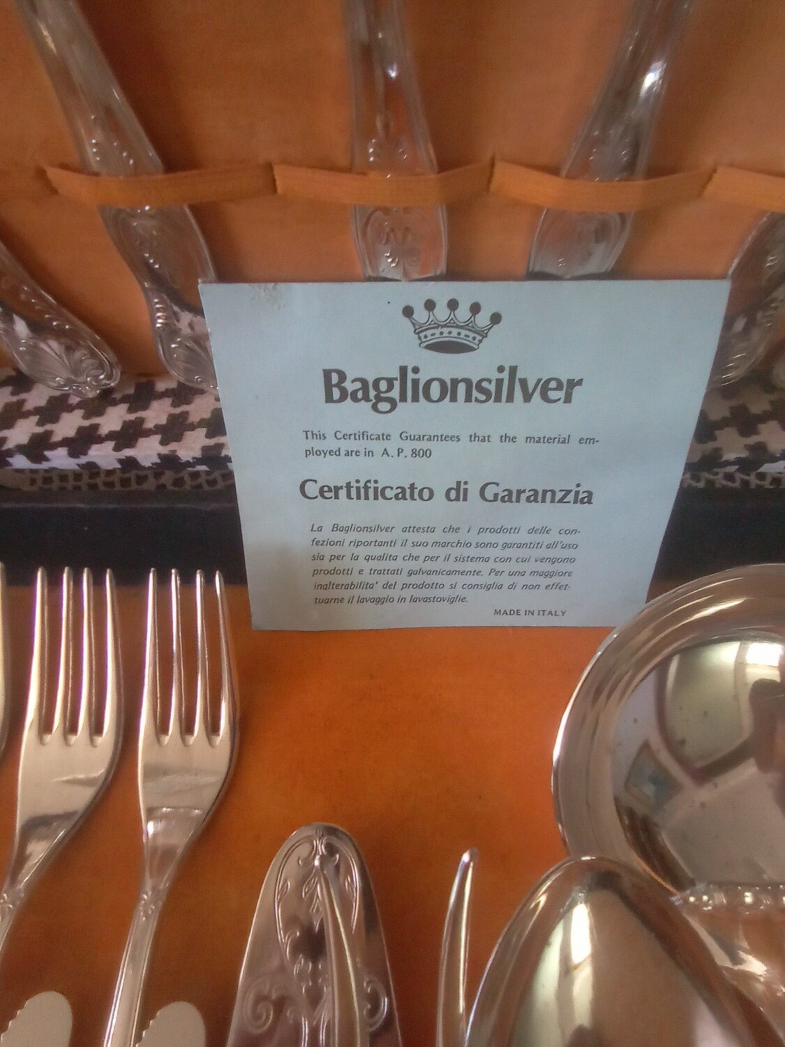 Bahlionsilver cutlery set