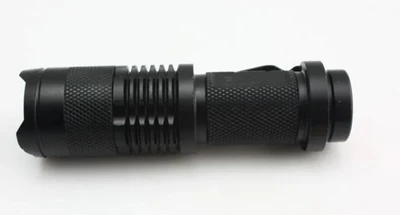 Metal flashlight with ice light