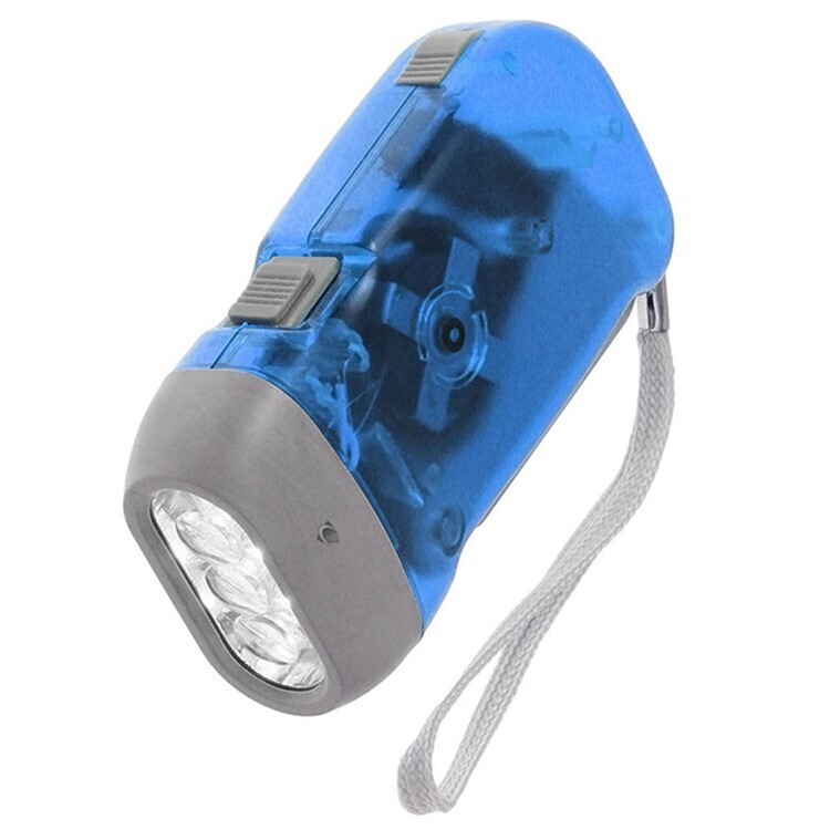 Battery-free flashlight blue