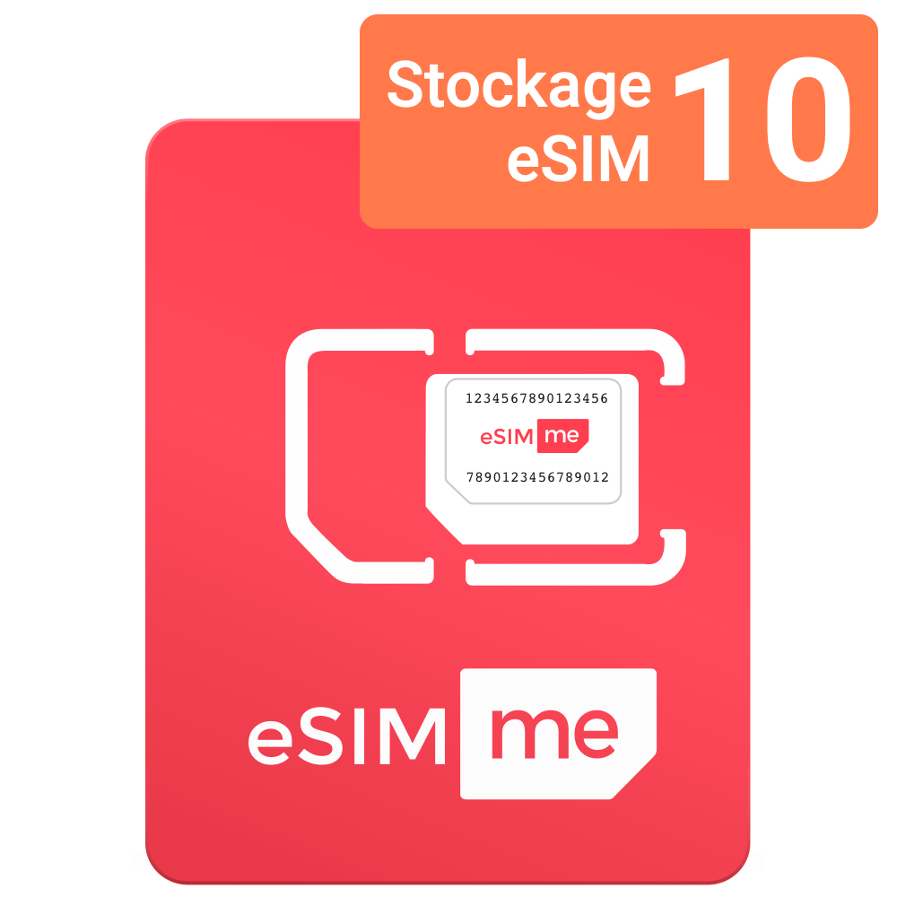 Карта eSIM.me | MULTI Храните до 10 профилей eSIM и управляйте ими на ЛЮБОМ устройстве ТОЙ ЖЕ марки