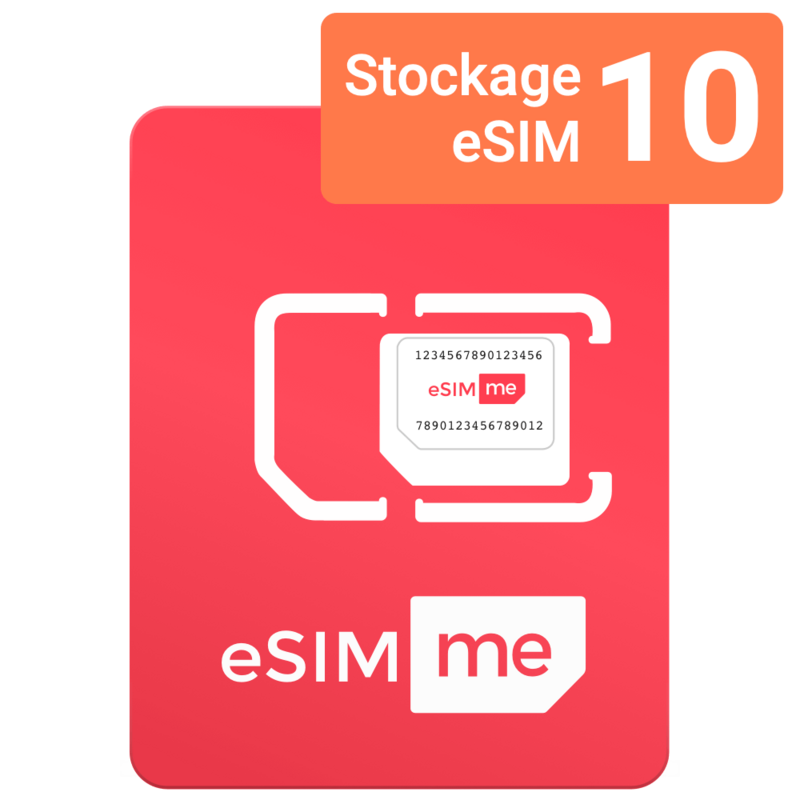 eSIM.me Card | MULTI Store up to 10 eSIM profiles