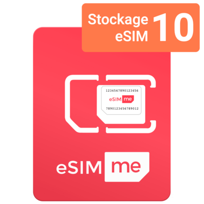 Карта eSIM.me | MULTI Храните до 10 профилей eSIM и управляйте ими на ЛЮБОМ устройстве ТОЙ ЖЕ марки