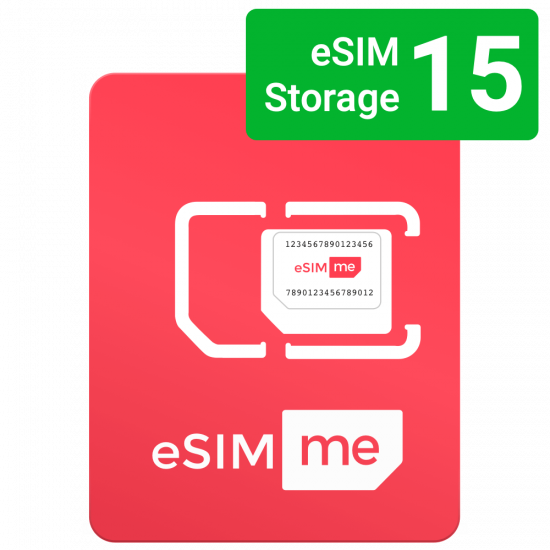 Карта eSIM.me | OMNI Храните до 15 профилей eSIM и управляйте ими на ЛЮБОМ устройстве Android