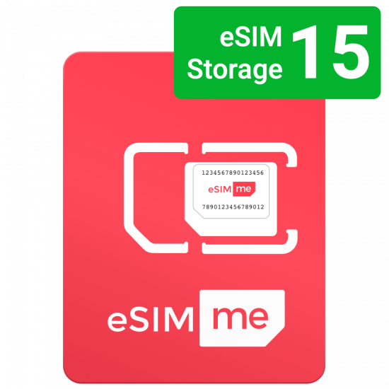 eSIM.me Card | OMNI Store up to 15 eSIM profiles