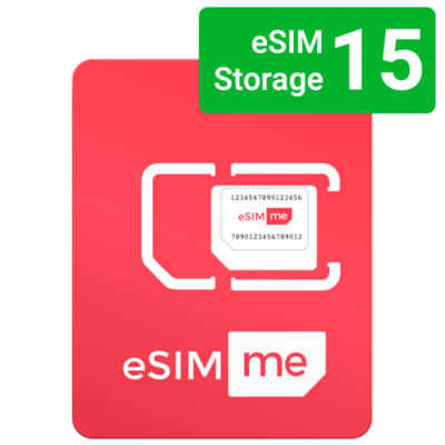 Карта eSIM.me | OMNI Храните до 15 профилей eSIM и управляйте ими на ЛЮБОМ устройстве Android