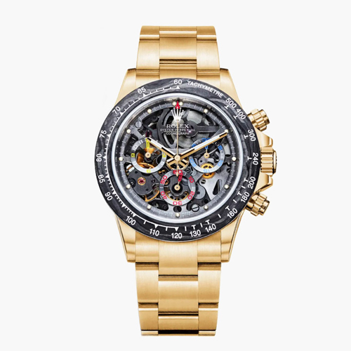 ROLEX Luxury Watch Daytona La Montoya Automatic gold black