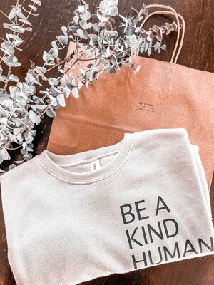 Be A Kind Human Adult Crew