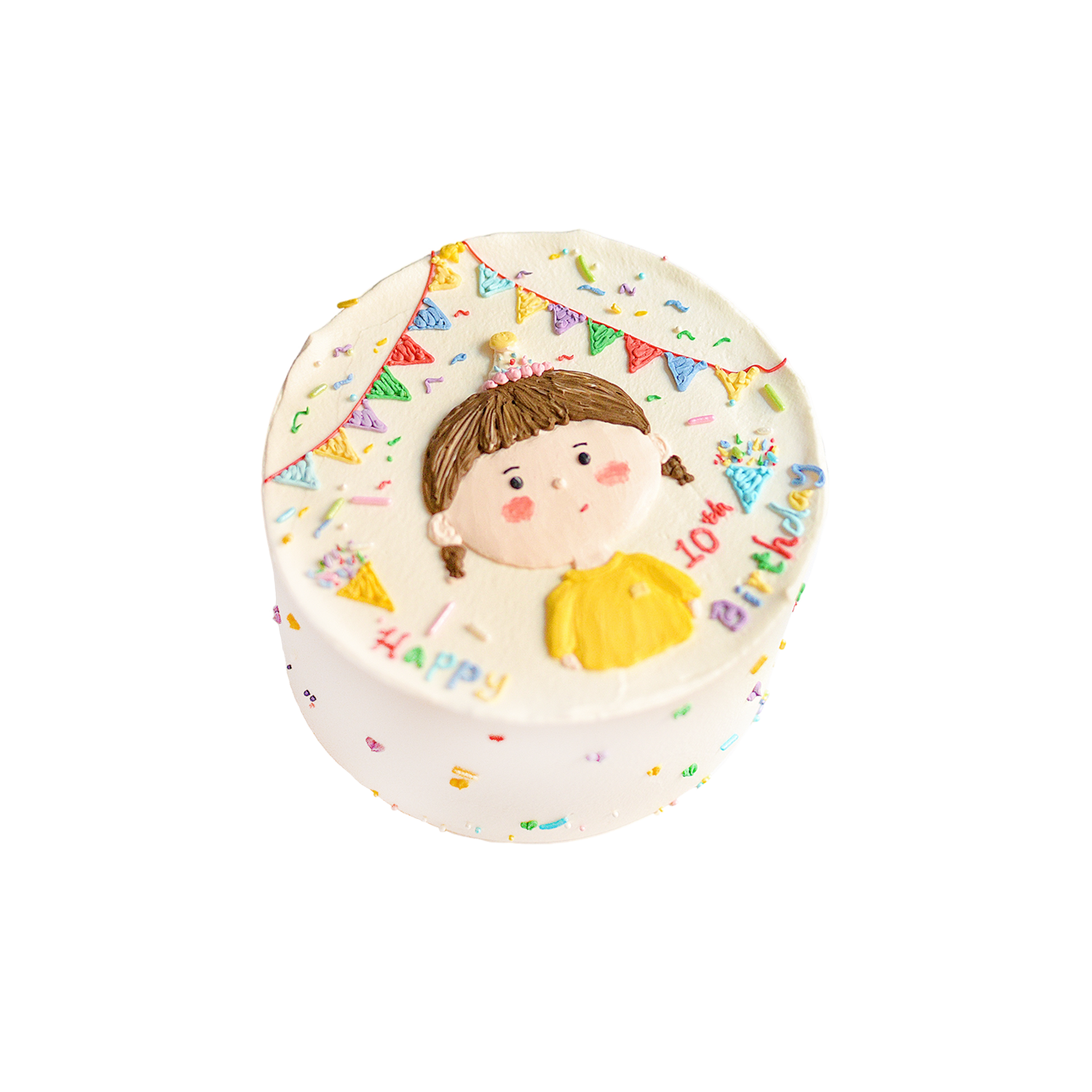 羞涩的小女孩 Shy Little Girl Cake