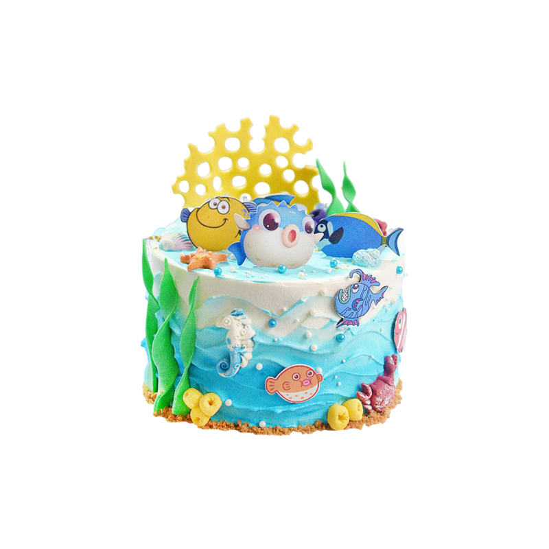 欢乐海底世界 Underwater World Cake