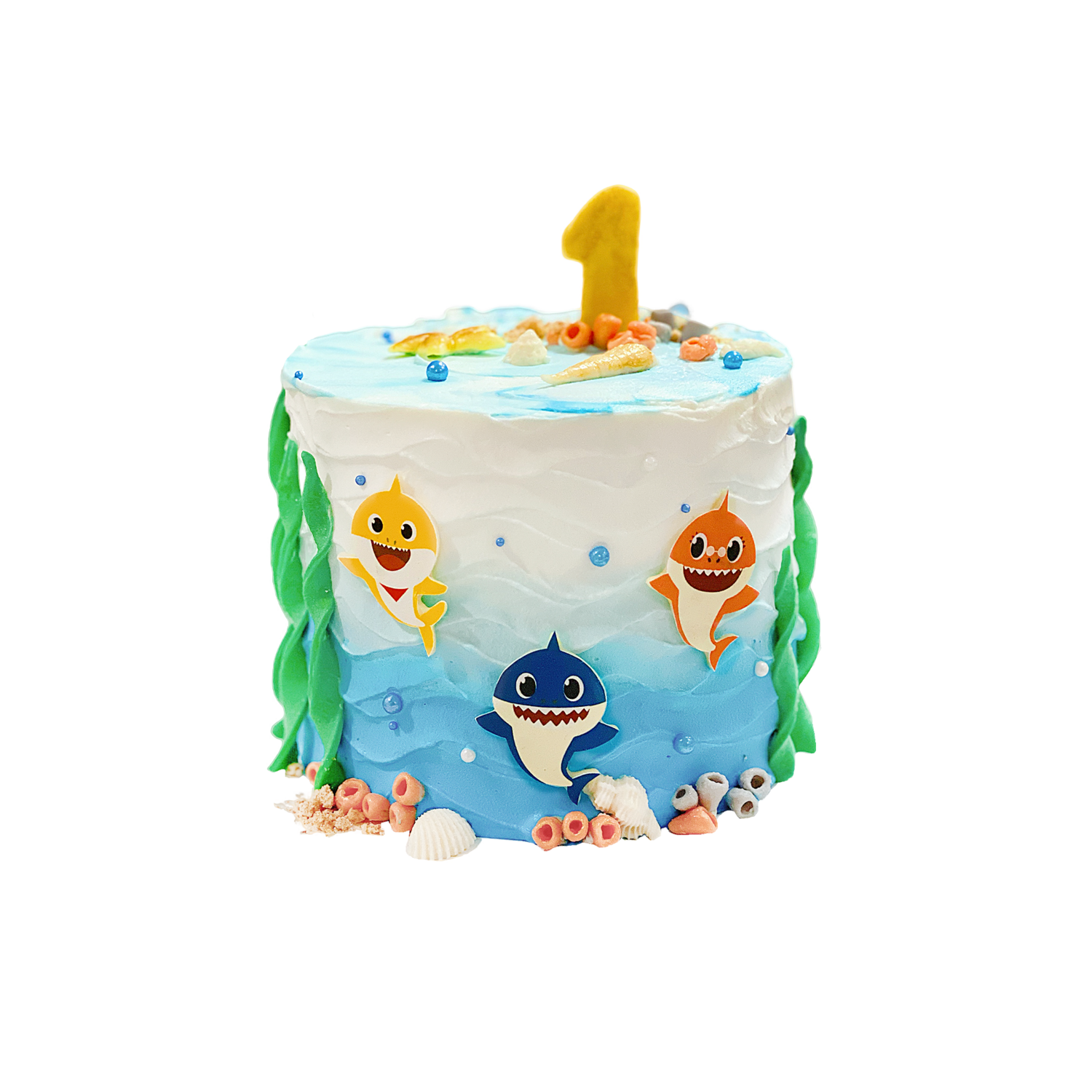 鲨鱼宝宝 Baby Shark Cake