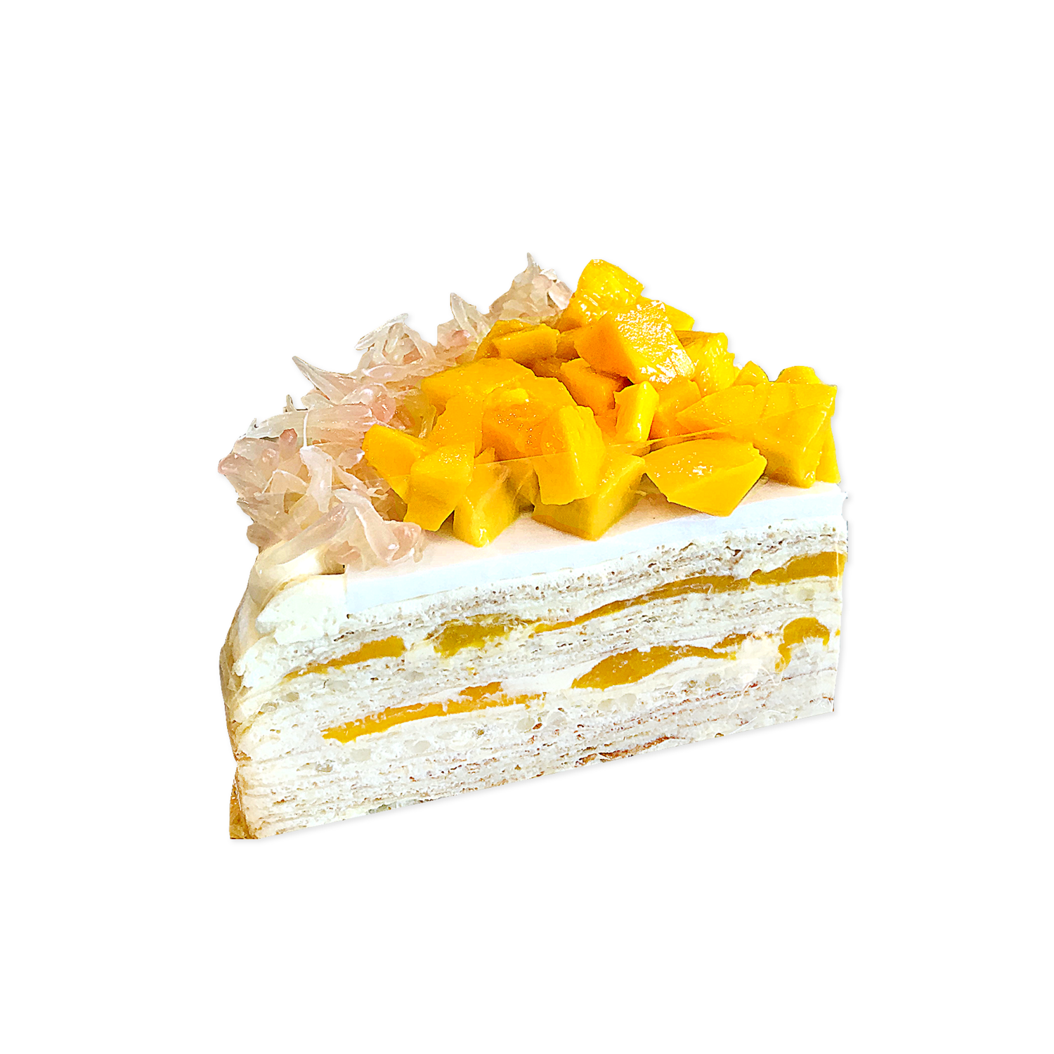 【夏日限定】杨枝甘露千层 Mango Pomelo Sago Mille Crepe Cake