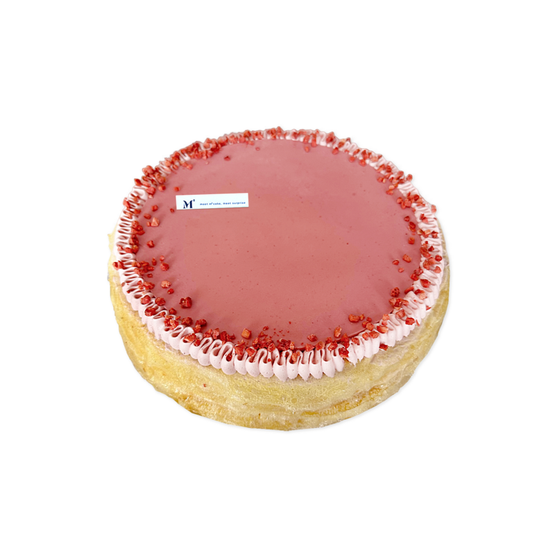 荔枝莓果千层 Lychee &amp; Berry Mille Crepe Cake