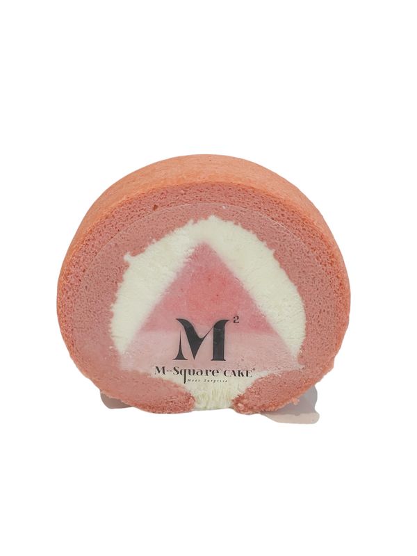 草莓酸奶冰乳卷 Strawberry Yogurt Cake Roll