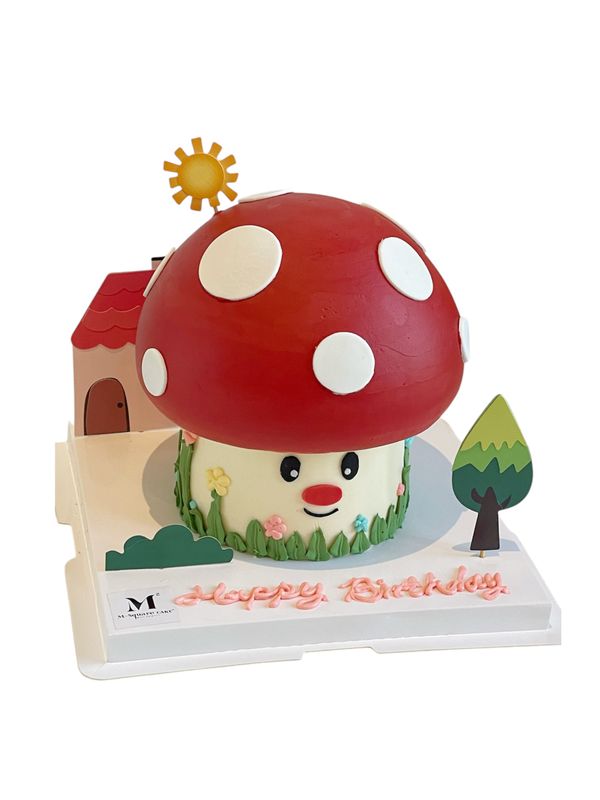 蘑菇屋蛋糕 Fairy Mushroom Cake