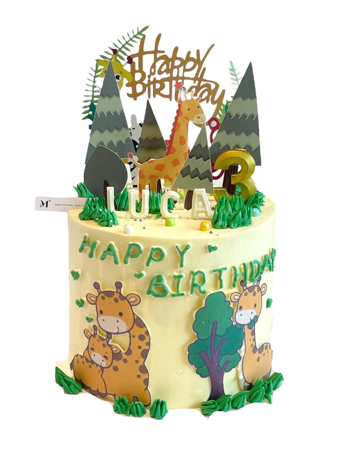 长颈鹿动物园蛋糕 Safari Giraffe Cake
