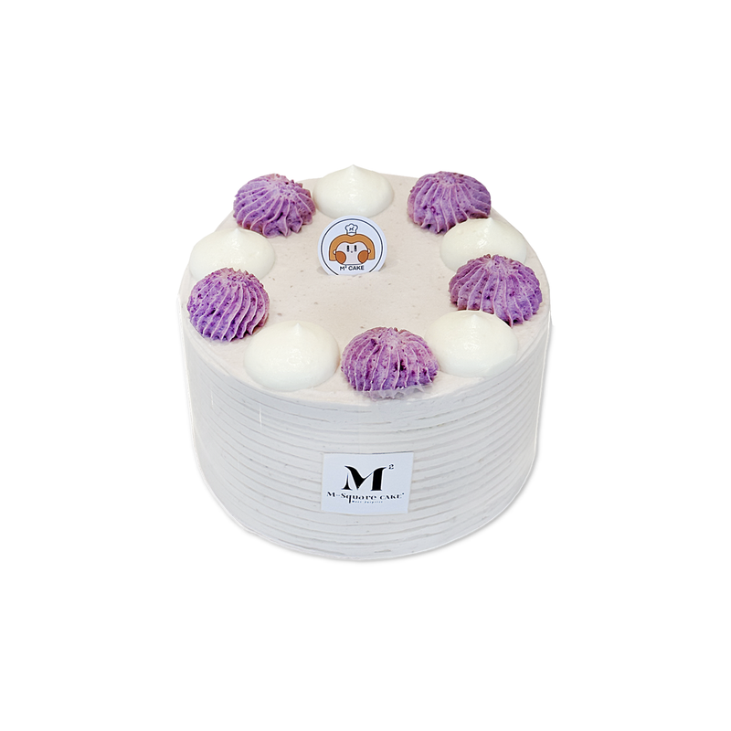 5寸芋泥麻薯蛋糕      5 Inch Taro &amp; Mochi Chiffon Cake