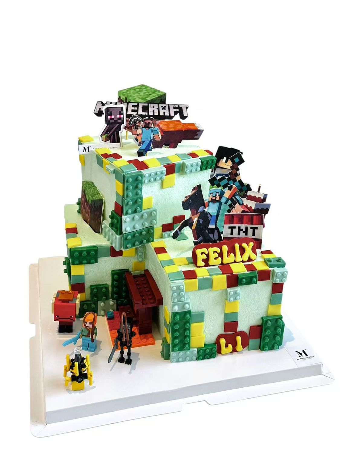 MInecraft Cube Cake