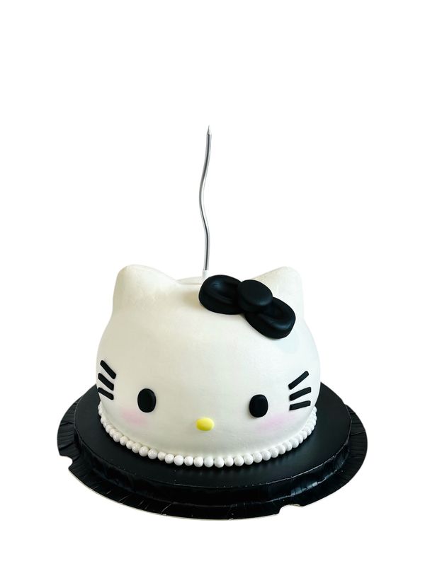 Black Hello Kitty Cake