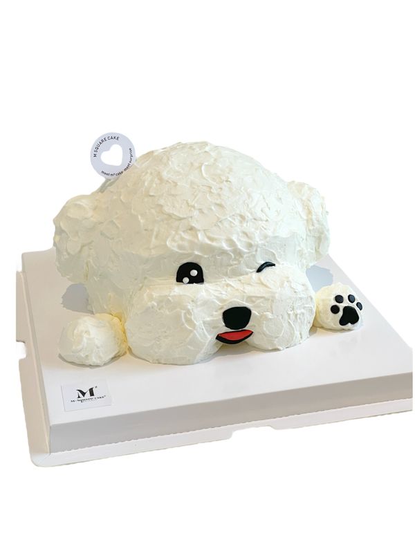 Cutie Poodle Puppy Cake