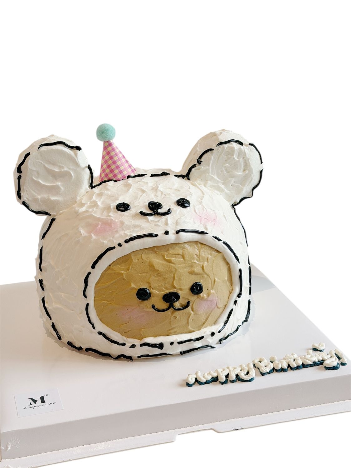 Line Puppy Cake