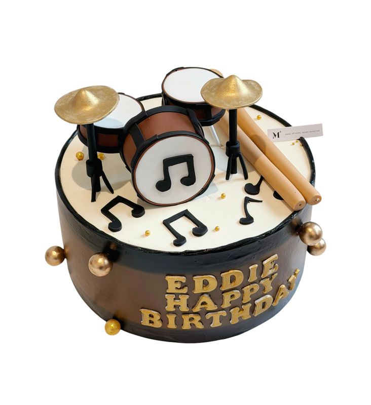 Drum Set Cake